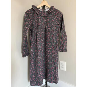 Petite Plume Twill Scarlett Floral Nightgown, Fleurs de Saison, Size 12